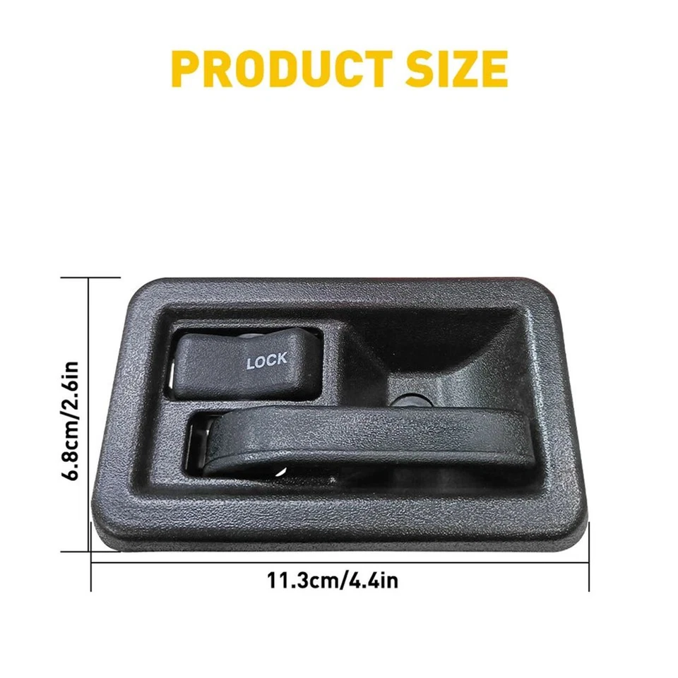 Внутренние дверные ручки левая и правая для Jeep Wrangler YJ TJ 1987-04 годов выпуска - Изображение 4 из 4