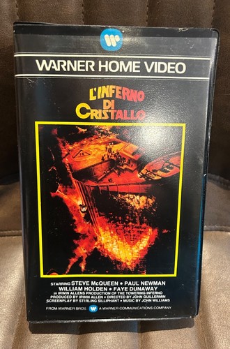 VHS Film DIE KRISTALLHÖLLE Paul Newman Steve McQueen Warner