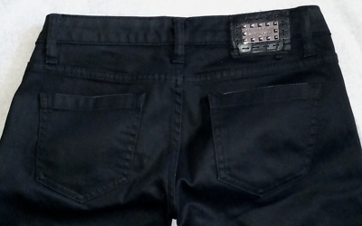 $750 PHILIPP PLEIN LIMITED EDITION SUPER SEXY SLIM BLACK BIKER