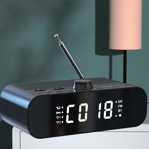 Simple Fashionable DAB-A5 DAB/FM Clock Radio with Bluetooth Speaker - Picture 10 of 12