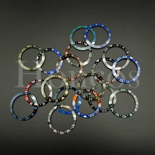 40MM Ceramic Replacement Bezel insert GMT for SKX007 0020 CASE Fits for Seiko