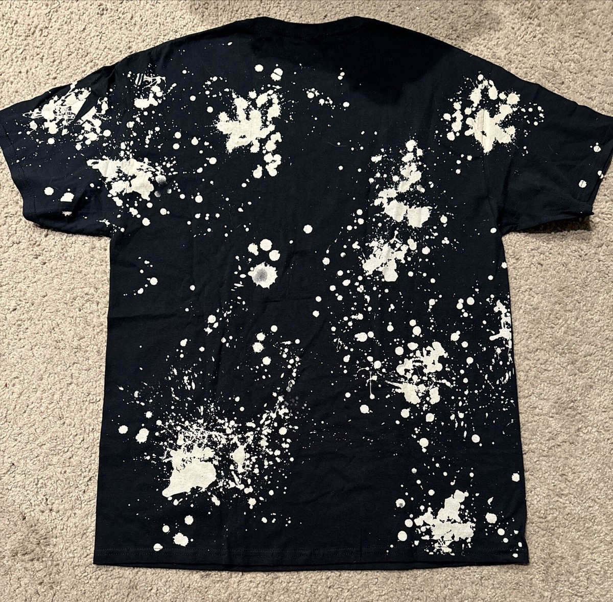 HAVOK by Liquid Blue Skeleton Black Bleach Shirt, Brand New, Men