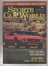 Sports Car World 1971 Jan Mangusta Bolwell Opel Manta Monaro GTS HG Taunus Simca