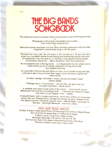 The Big Bands Songbook George Simon Into By Benny Goodman - Picture 2 of 4