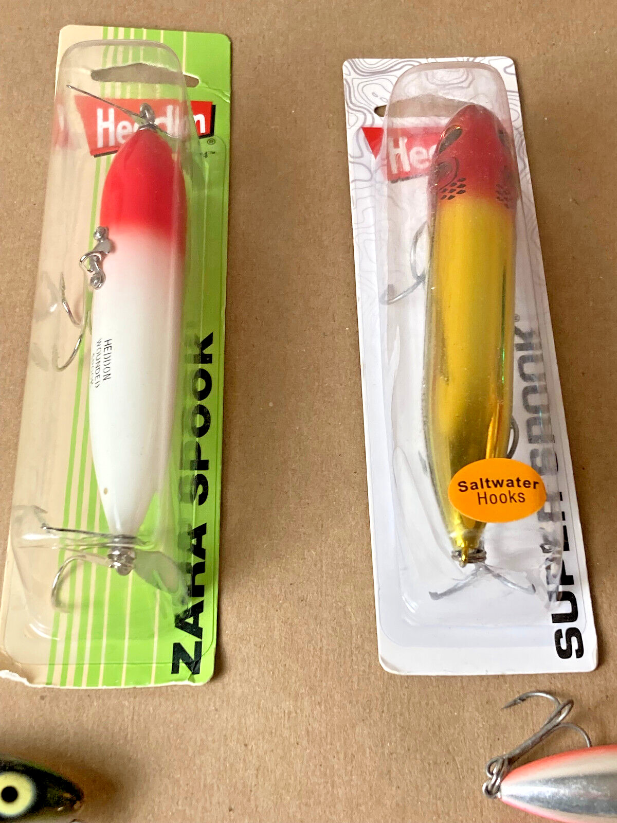 (LOT OF 5) Heddon Spook Topwater Lures - Mixed: Jr, Mystic, Original; 2 New - Image 2