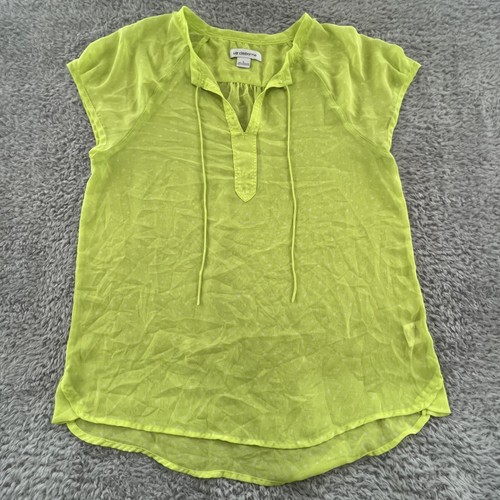 LIZ CLAIBORNE LG Women Lime Green Top & Camisole 2pc Set - Picture 4 of 14