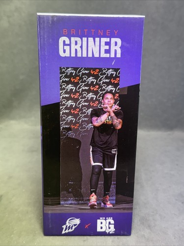Brittney Griner Bobblehead 2023 Phoenix Mercury Fan Appreciation WNBA Open Box - Picture 2 of 16