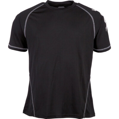 Kappa Trikot Alfa Sport Freizeitshirt Rundhals kurzer Arm schwarz rot blau