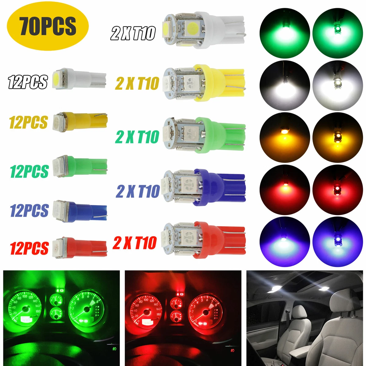 Led on sale bulb panel