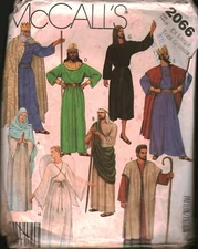 8435 UNCUT McCalls Pattern Adult Bible Costumes King Angel Christmas Easter 5568