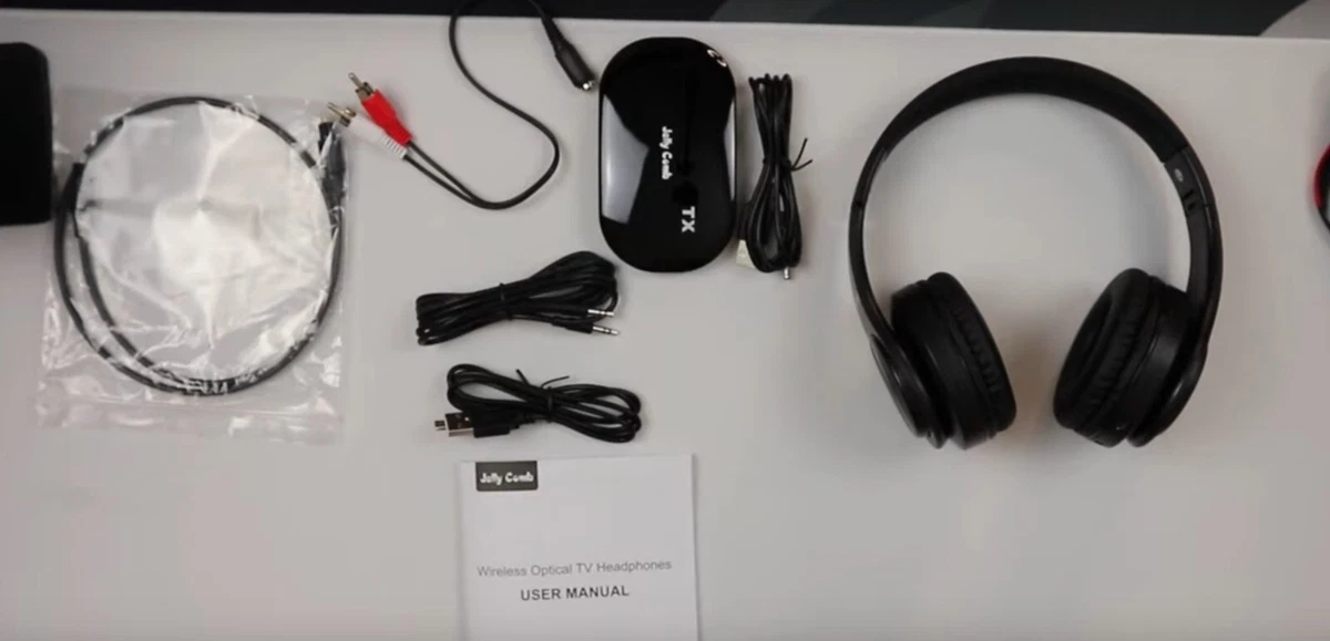 Jelly comb wireless rf stereo headphones new arrivals
