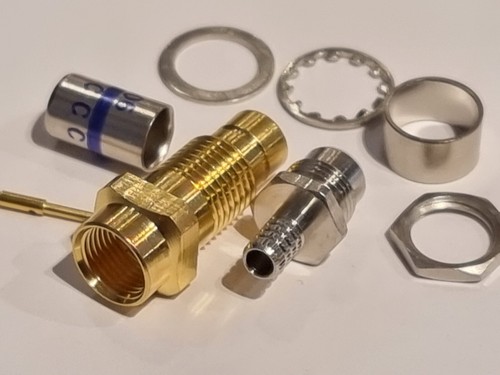ITT Sealectro RF Coaxial 75Ω Type P43/2G Connector 817808 BFG 051-127-9579-A90