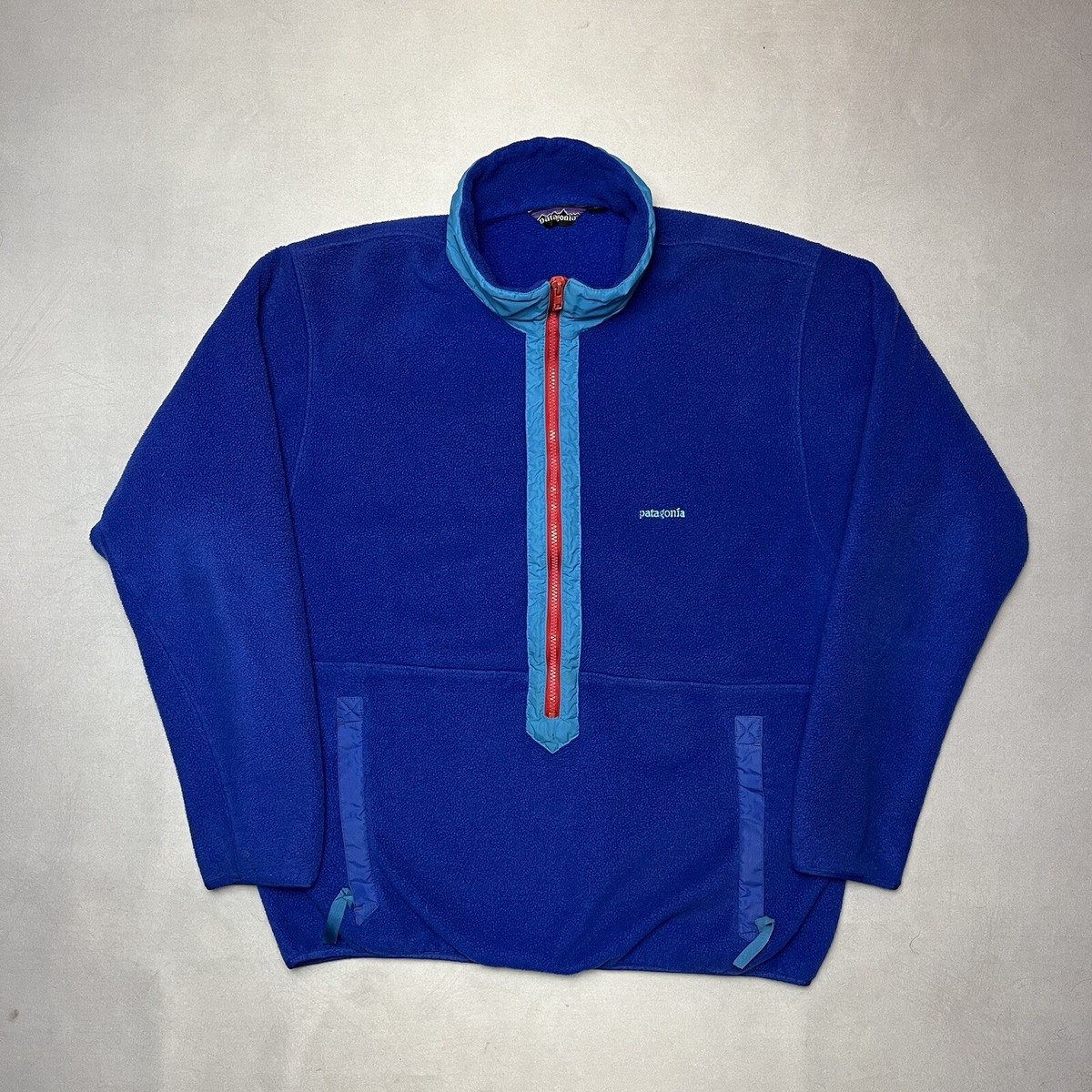 Vintage 80s Patagonia Fleece Pile 3/4 Pullover Sweater Vintage 80s Patagonia Fleece Pile 3/4 Pullover Sweater