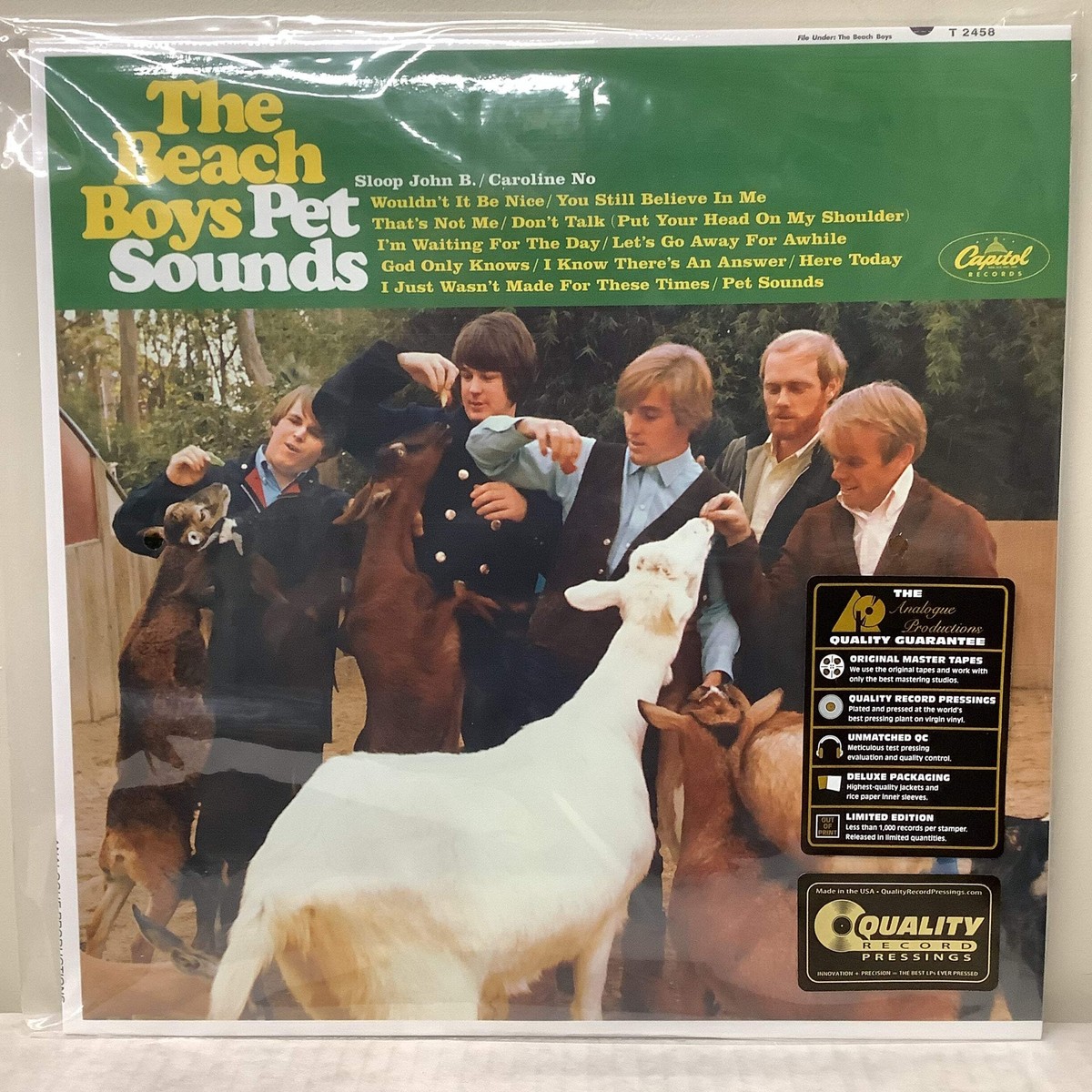 The Beach Boys - Pet Sounds - Analogue Productions Mono LP | eBay