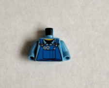 LEGO TORSO MECHANIC OVERALLS 973pb0410  UNUSUAL 'SILVER'  PEN IN POCKET  COMBINE