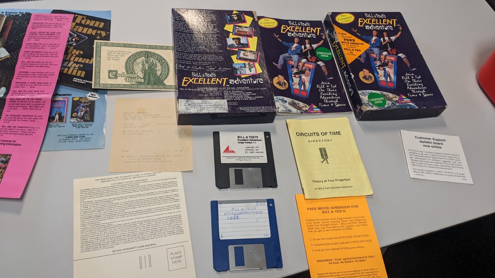 Bill And Ted's Excellent Adventure Amiga Computer Game - Picture 2 of 6