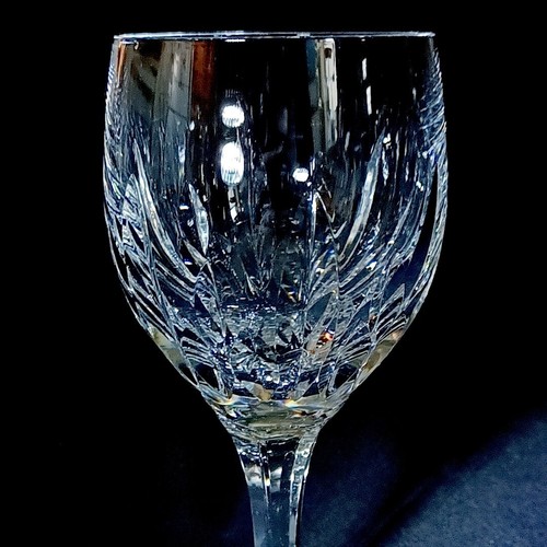 ATLANTIS AZORES WATER GLASS, Cut Lead Crystal, 6 5/8", 12 Oz, Made in Portugal - Picture 3 of 5