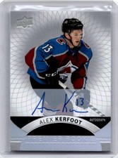 2017-18 Upper Deck Premier Base Rookie Auto - Silver Spectrum Alex Kerfoot RC