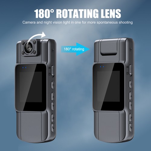 HD 1080P Video Recorder DVR WIFI Camcorder Mini Police Body Camera IR Night Cam - Picture 7 of 18
