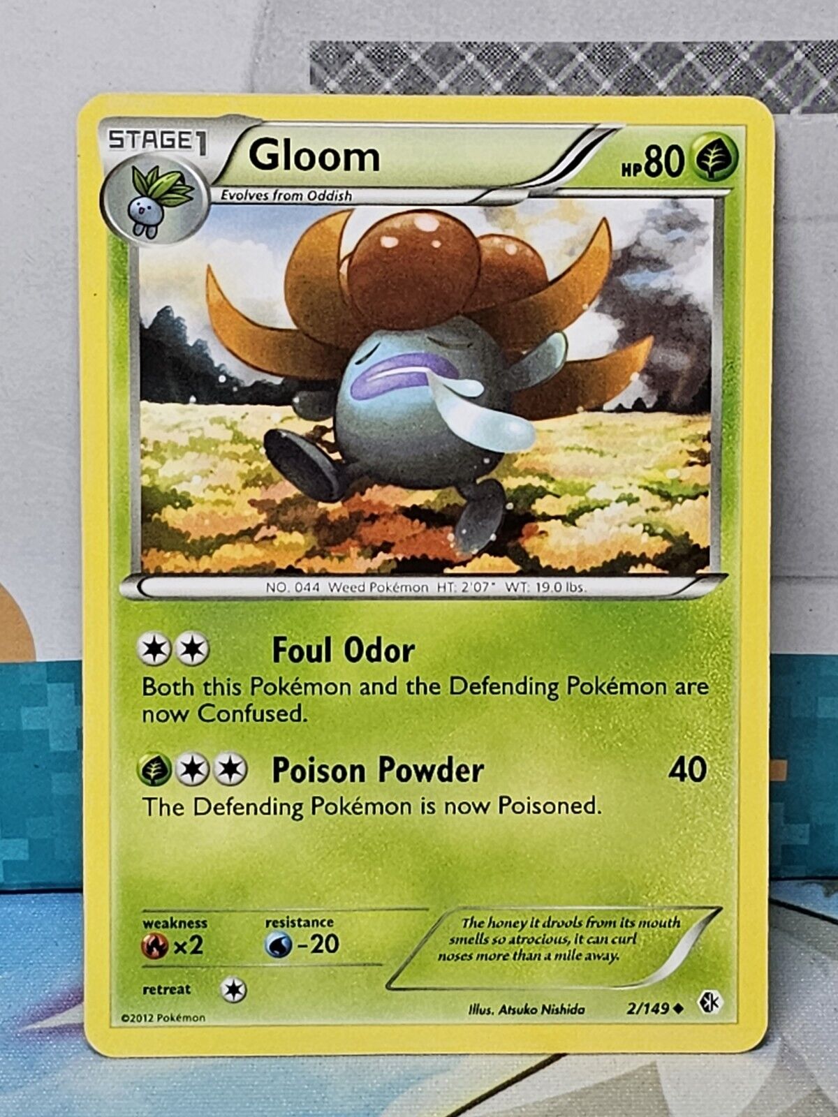 Pokémon TCG Gloom 2/149 B&W: Boundaries Crossed - Uncommon NM