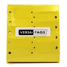 Yellow Self-Locking Key Tags 1000 Pack Arrow ID Tags Mechanic Dealer Supplies