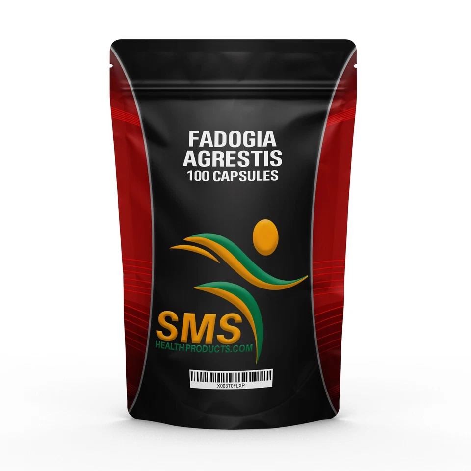 Píldoras Fadogia Agrestis 1.000 mg (fuerza máxima) extracto de tallo 10:1 100 cápsulas Foto 2 de 3
