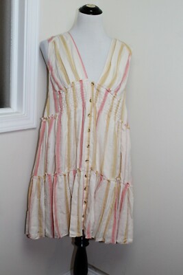 mini dress boho The Stella Boho Print Mini Dress x-large / BlanchedAlmond