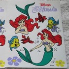 Disney's Little Mermaid 2 Sticker Sheets Ariel Flounder Sebastian Flowers Favors — photo 1