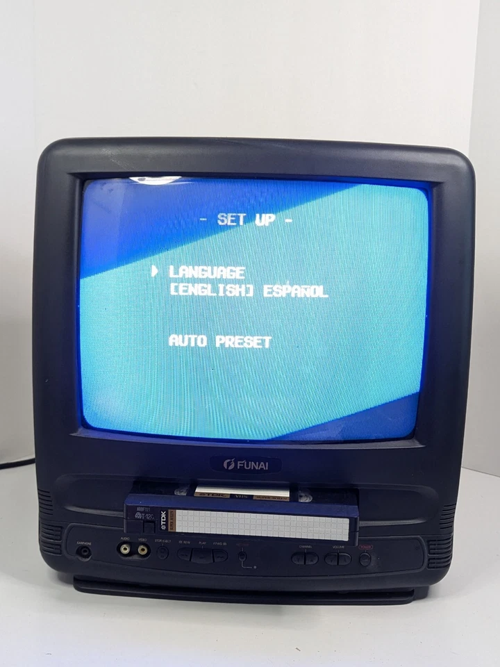 Funai 13.5" Color TV F3813C, 1998 w/Front A/V For Retro Gaming VCR Doesn't Work! - Image 2 of 4
