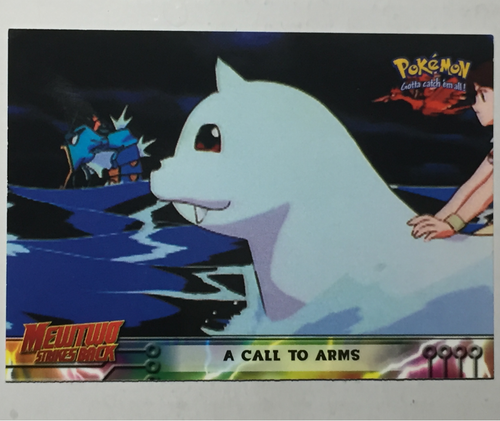 1999 TOPPS - POKEMON - #16 A CALL TO ARMS 1X MEWTWO STRIKES BACK - NM - Picture 1 of 2