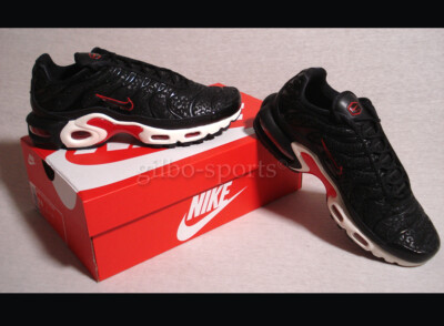 Nike Air Max Plus Premium WMNS Black Univ Red 36 36,5 schwarz rot BV6116 001