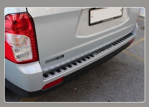 Aluminum w/ Rubber Bumper Cover Pad 1p for 2012 ~ 2018 Ssangyong Actyon Sports - Picture 6 of 6