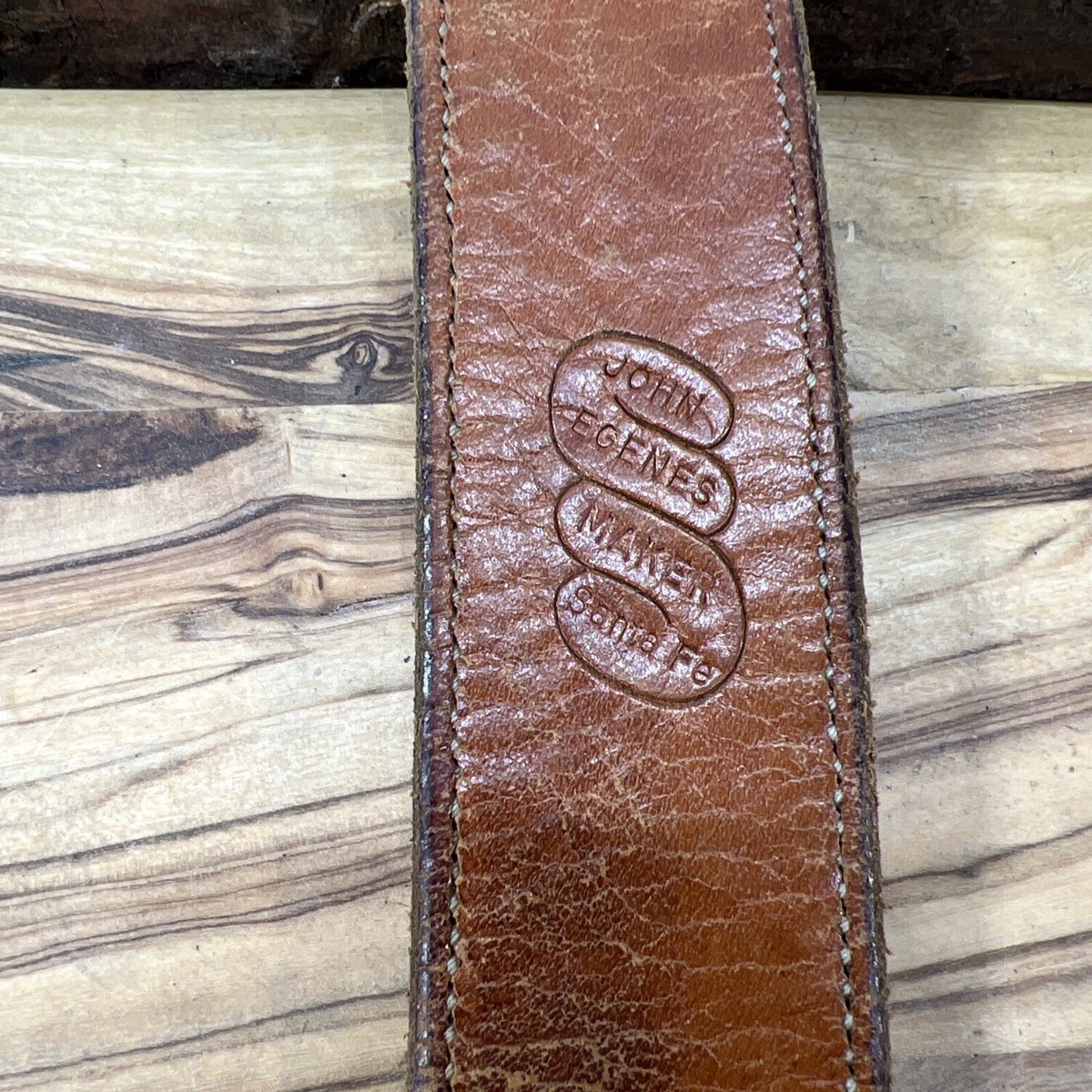 Vintage John Egenes Leather Belt 28 Vintage Sterling Belt 32 - Etsy main image 3