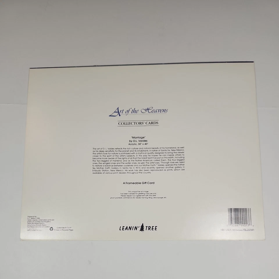 Leanin' Tree Greeting Card 8.5 x 11 Frameable Gift Card Art of the Heavens - Image 2 of 4