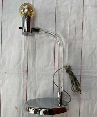 Vintage Peter Hamburger Crylicord Lamp Knoll Kovacs Modern Lucite 1970s 1960s
