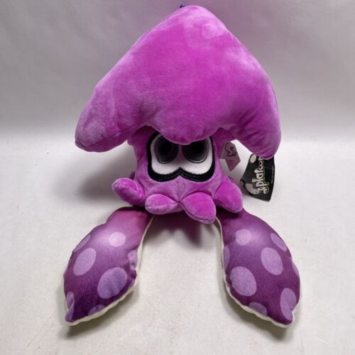 2017 Good Stuff Nintendo Splatoon Purple Inkling Squid 16" Plush