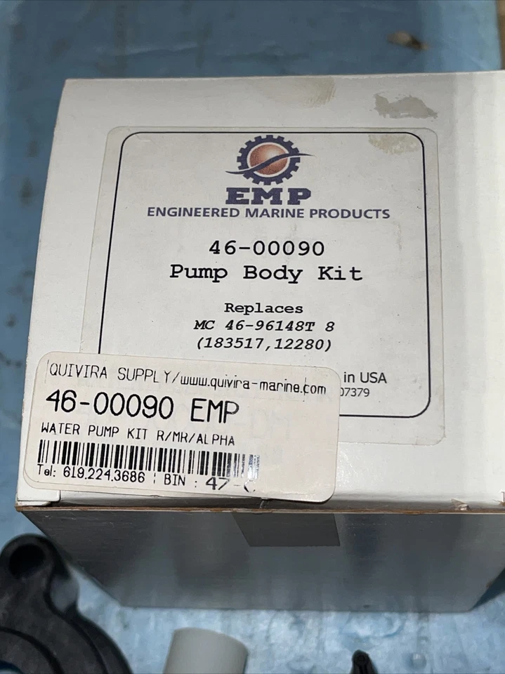 EMP MARINE,PUMP BODY KIT,REPLACES:MC 46-96148T 8.P/N 46-00090. - Image 2 of 4