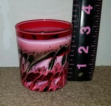 Red Splash Votive Holder (33513)