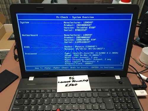 Lenovo ThinkPad E560 15.6" Slim Screen N156BGE-EA2 Rev C1 30 Pin LVDS - MENU - Afbeelding 3 van 39