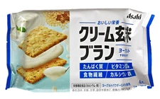 Japan Biscuit Asahi Group Foods Cream Genmai Bran Yogurt 72g × 6 bags