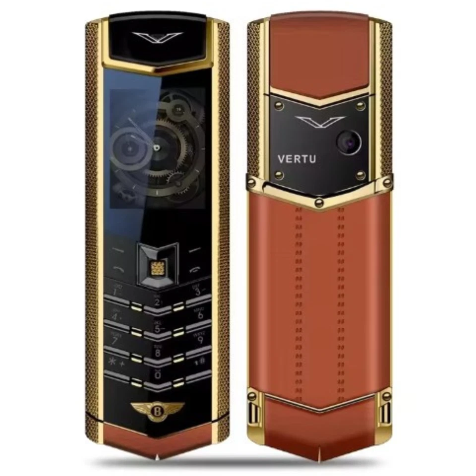 Teléfono Móvil VERTU V9 Metal Lujo Bar Teléfono K9 Doble Sim Teléfono Celular Bluetooth Reino Unido Foto 3 de 4
