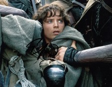 Lord Of The Rings [FRODO] Elijah Wood HAND Signed 10x8 Photo SEE VIDEO PROOF *25