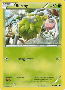 Burmy 2/124 Fates Collide Common Pokemon TCG