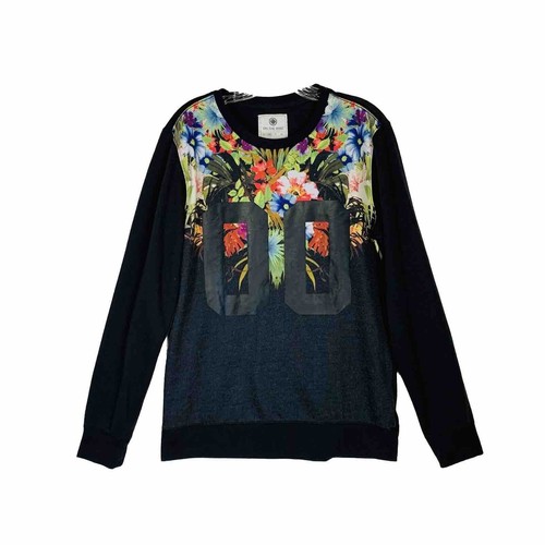On The Byas Mens Sweatshirt Size M Designer Inspired Floral Sports Fan Preppy - Picture 8 of 9