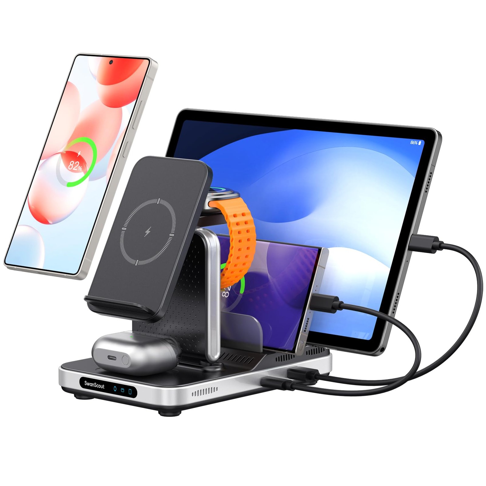 5-in-1 Wireless Charging Station for Samsung 901S & Multi-Devices-image
