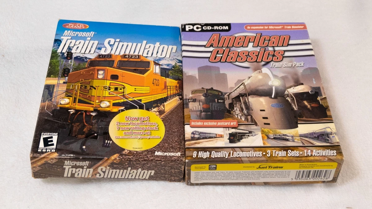 Microsoft Train Simulator Rating E-Everyone Video Games for sale
