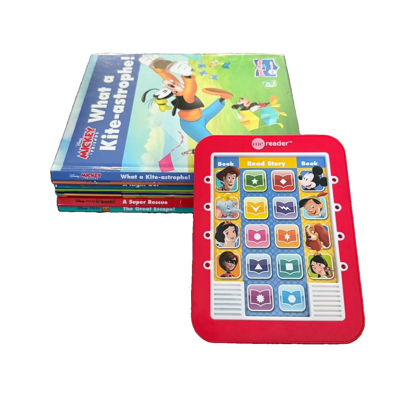 Disney: Me Reader 8-Book Library and Electronic Reader Sound Book Set by PI Kids