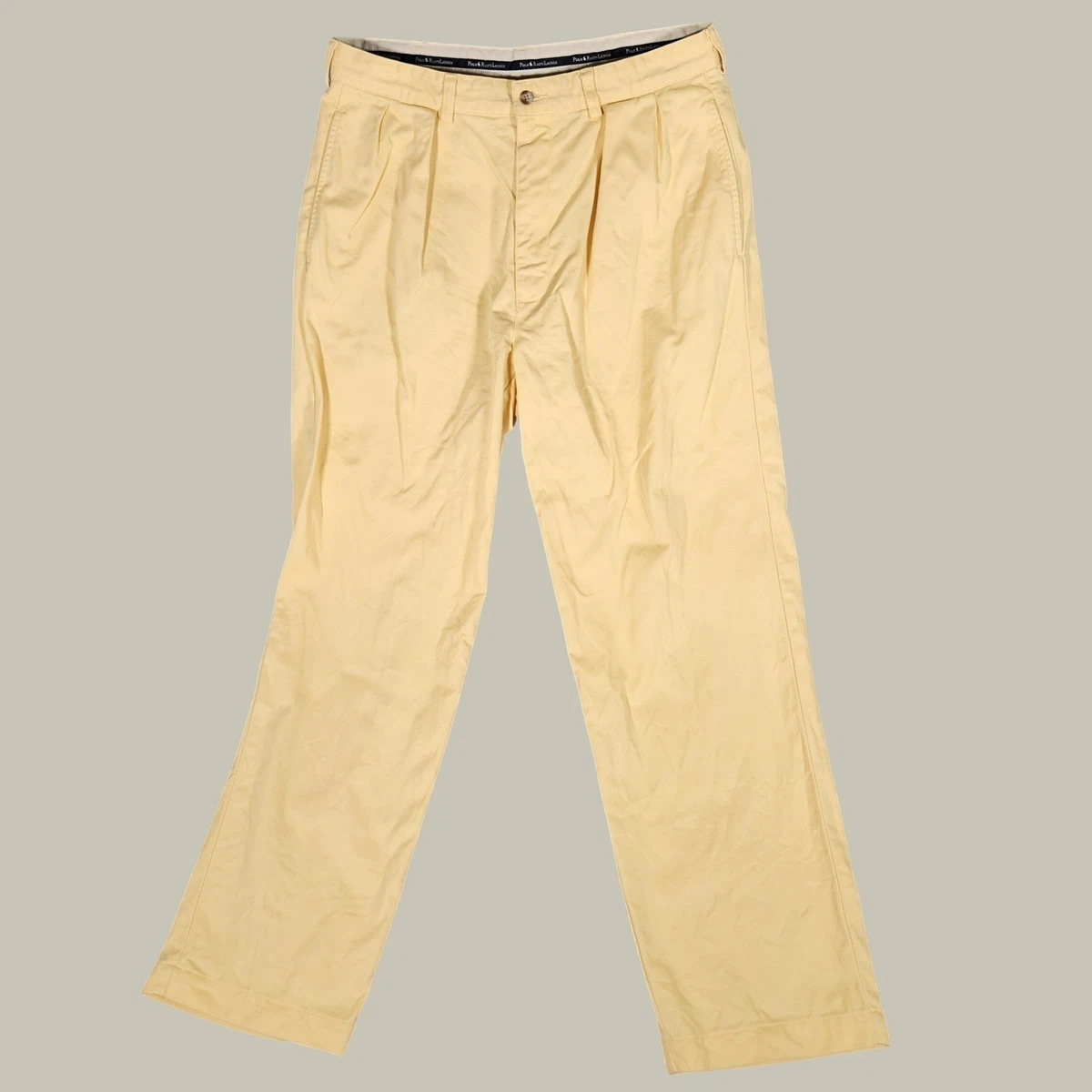 Polo Ralph Lauren Andrew Pleated 34 Size Pants for Men | eBay