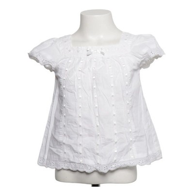 H&M, Dirndlbluse, Größe: 110, Weiß, Baumwolle/Polyester/Viskose, Mädchen #2gE