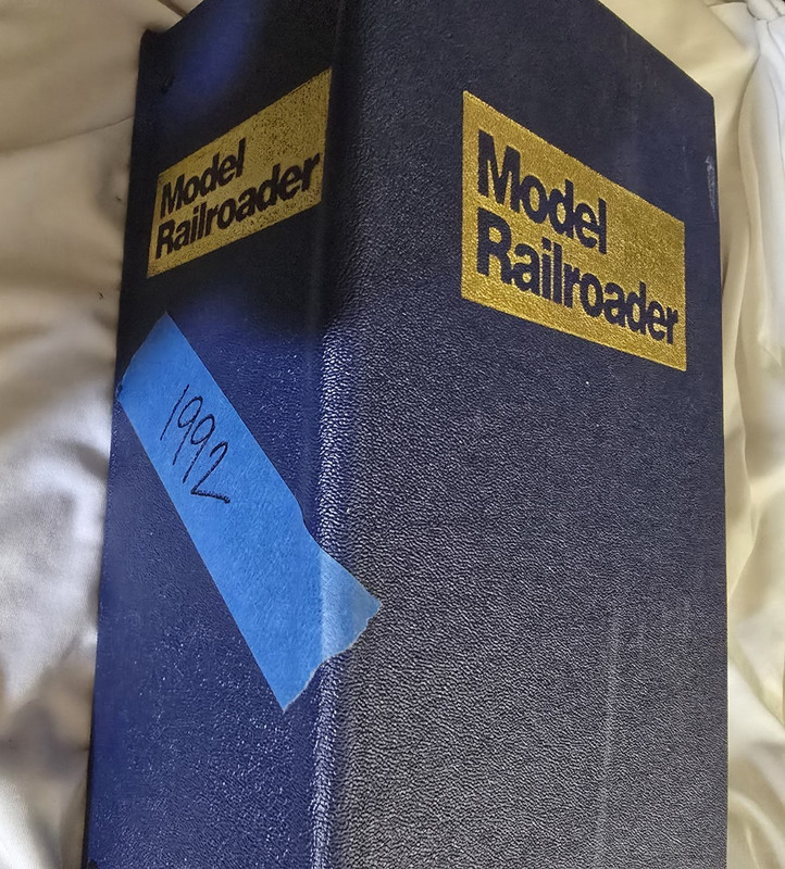 Model Railroader Illustrated Magazine January 1992 Trains Railway Vintage